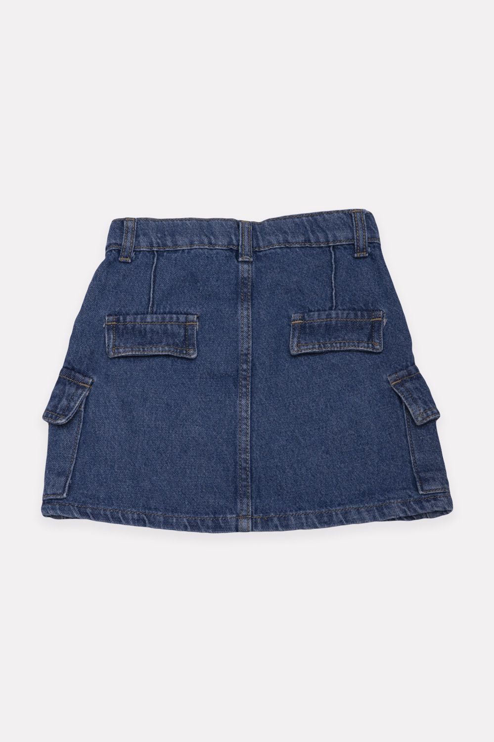 Pollera Jean Denim Niña Forest