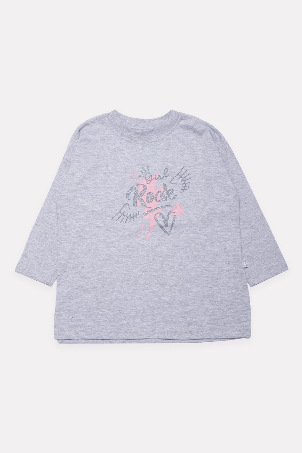 Remera Niña Grey