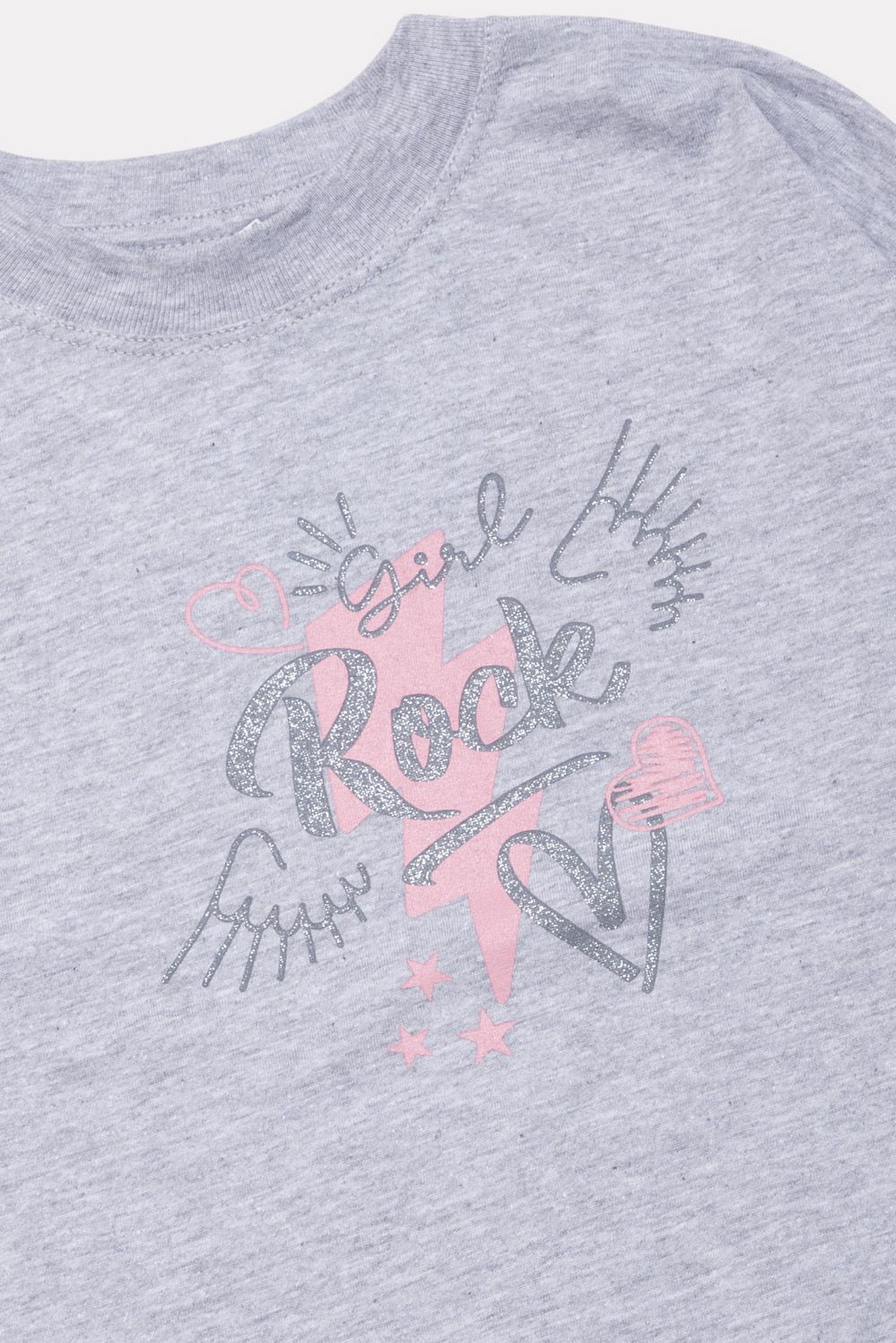 Remera Niña Grey